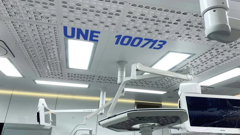 Quirófano Tipo A ISO 5 ventilación UNE 100713